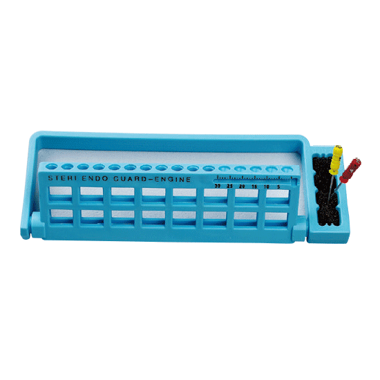 DiaDent Steri Endo Guard - Geel / Blauw (Ø 75 mm / h 35 mm)-DiaDent-Blauw-Sordent