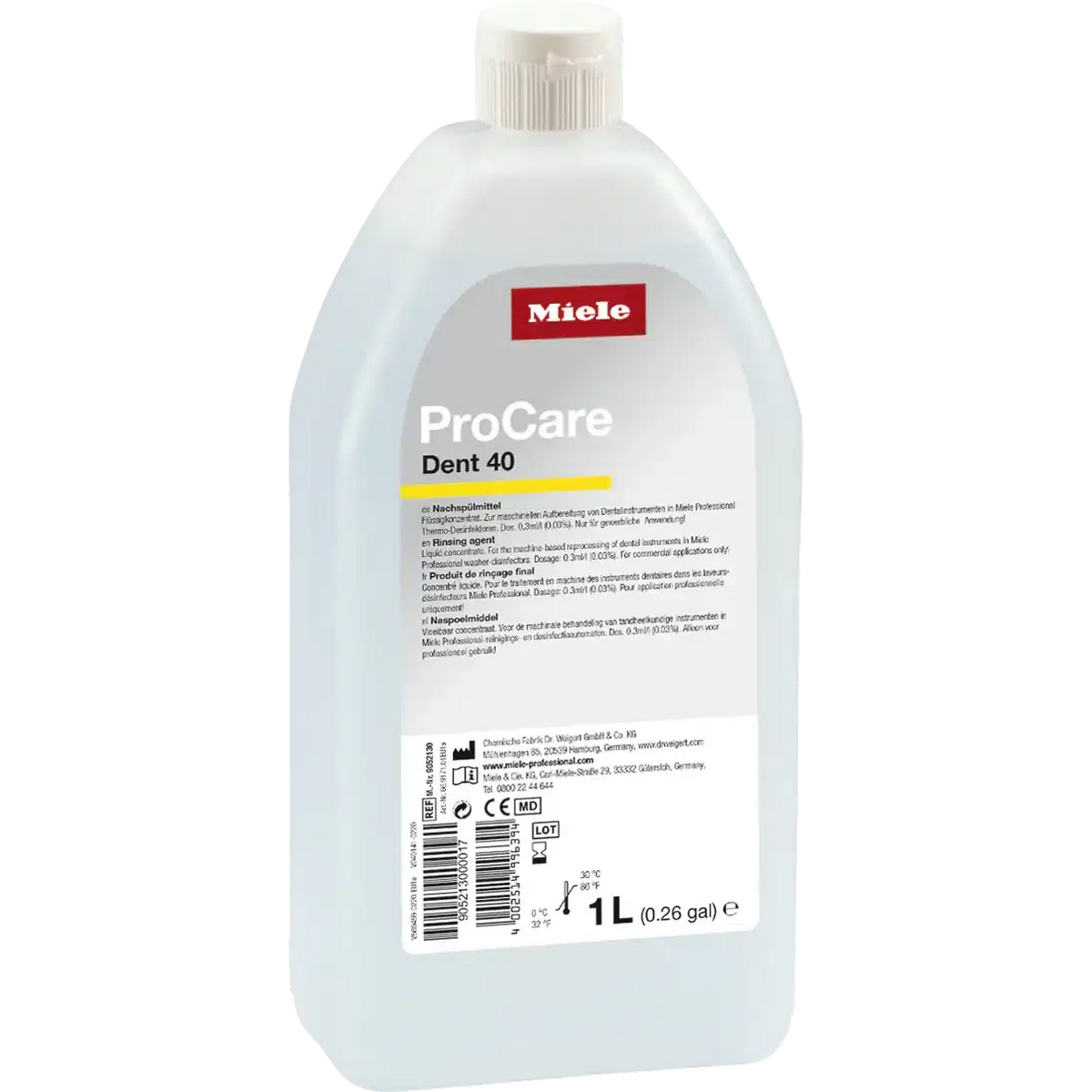 Miele ProCare Dent 40 - Vloeibaar Naspoelmiddel – (1L)-Miele-Sordent