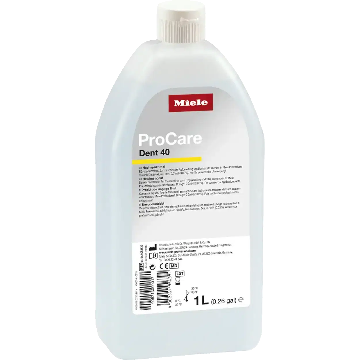 Miele ProCare Dent 40 - Vloeibaar Naspoelmiddel – (1L)-Miele-Sordent