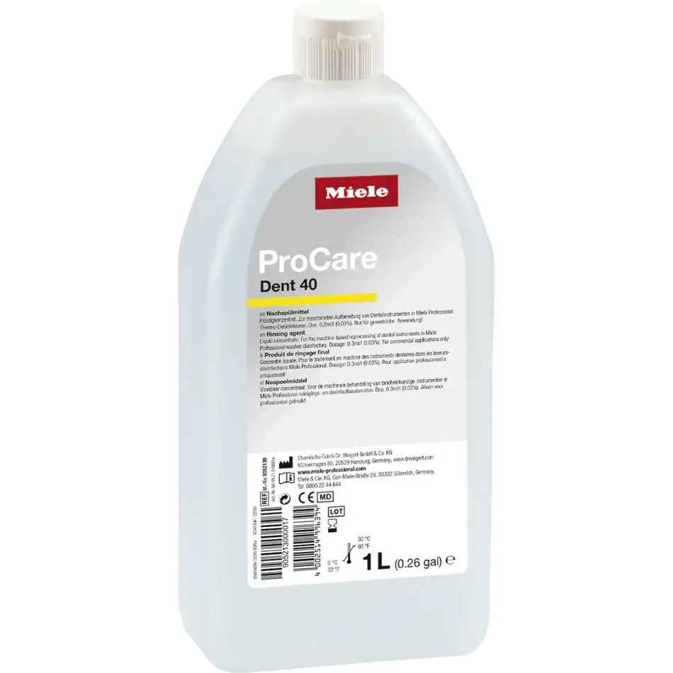 Miele ProCare Dent 40 - Vloeibaar Naspoelmiddel – (1L)-Miele-Sordent