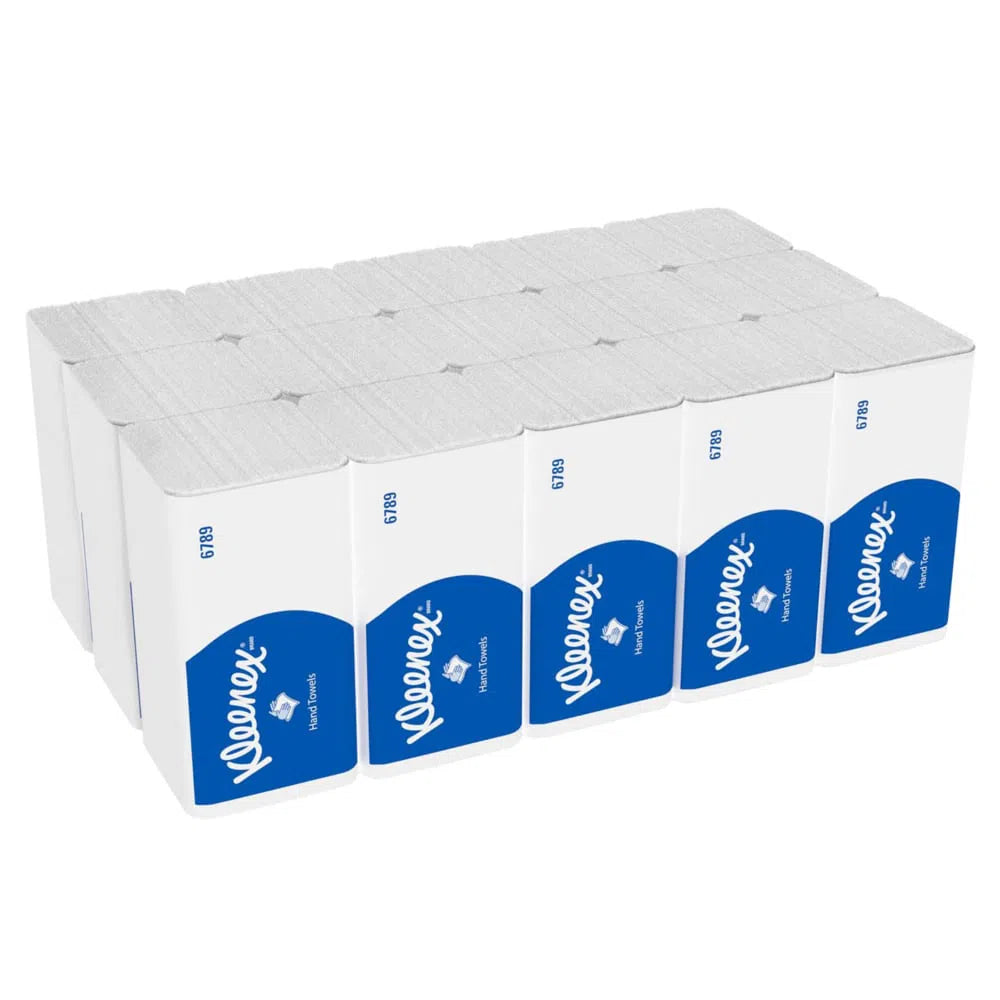Kleenex® V-Gevouwen 2-laagse papieren handdoeken - (15x186 st)-Kleenex-Sordent