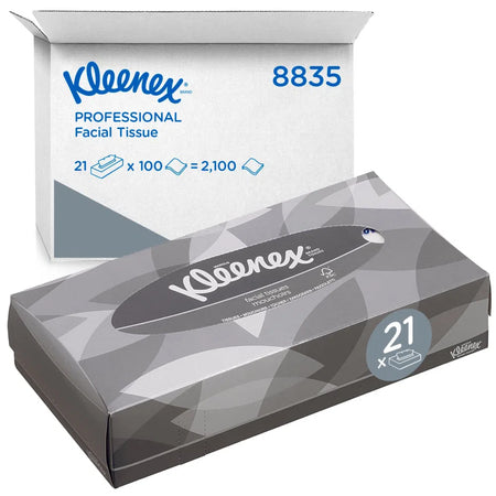 Kleenex® Facial Tissues 2-Laags 21.6x18.6 cm (21 x 100 st.)-Kleenex-Sordent