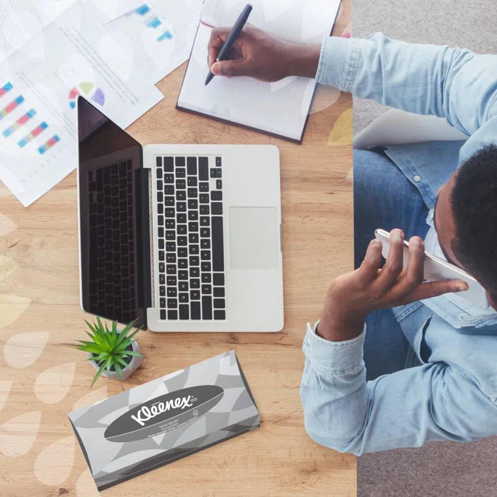 Kleenex® Facial Tissues 2-Laags 21.6x18.6 cm (21 x 100 st.)-Kleenex-Sordent