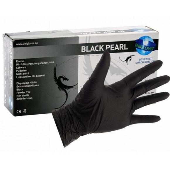 FHS Dental Nitril Handschoen Poedervrij Black Pearl Zwart (100 st.)-FHS Dental-Sordent