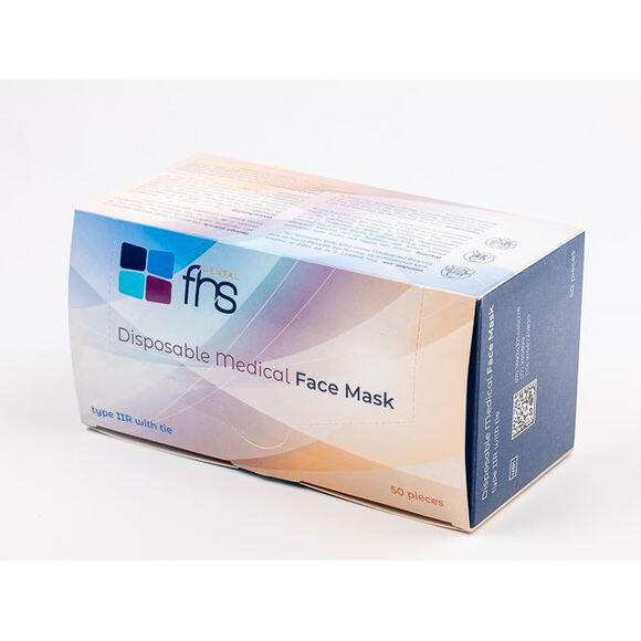 FHS Dental Mondmaskers Type IIR Koord - Div. Kleuren (50 st.)-FHS Dental-Sordent
