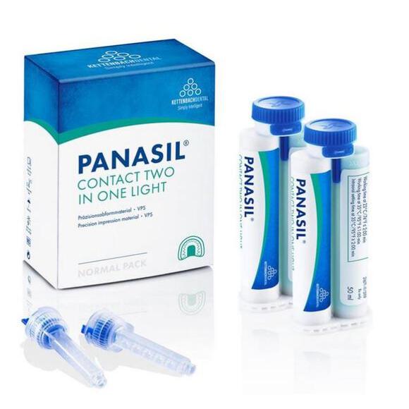 Kettenbach Panasil® Contact Two In One Light (2x50 mL + Tips)-Kettenbach-Sordent