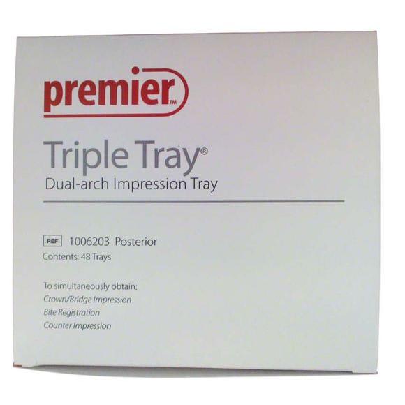 Premier Dental Triple Tray® Afdruklepels Posterior (48 st.)-Premier Dental-Sordent