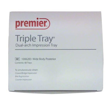 Premier Dental Triple Tray® Afdruklepels Wide Body Posterior (48 st.)-Premier Dental-Sordent