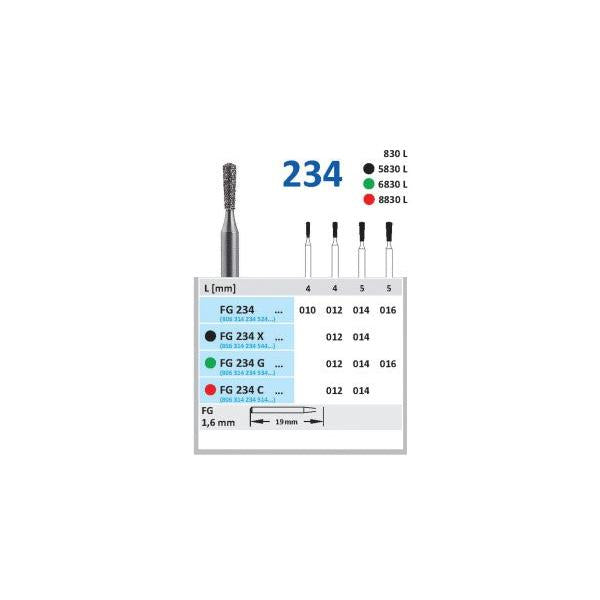 Horico Diamantboor Omgekeerd Kegel FG 234 / 19 mm / 1,6 mm-Horico-Standaard-014-Sordent