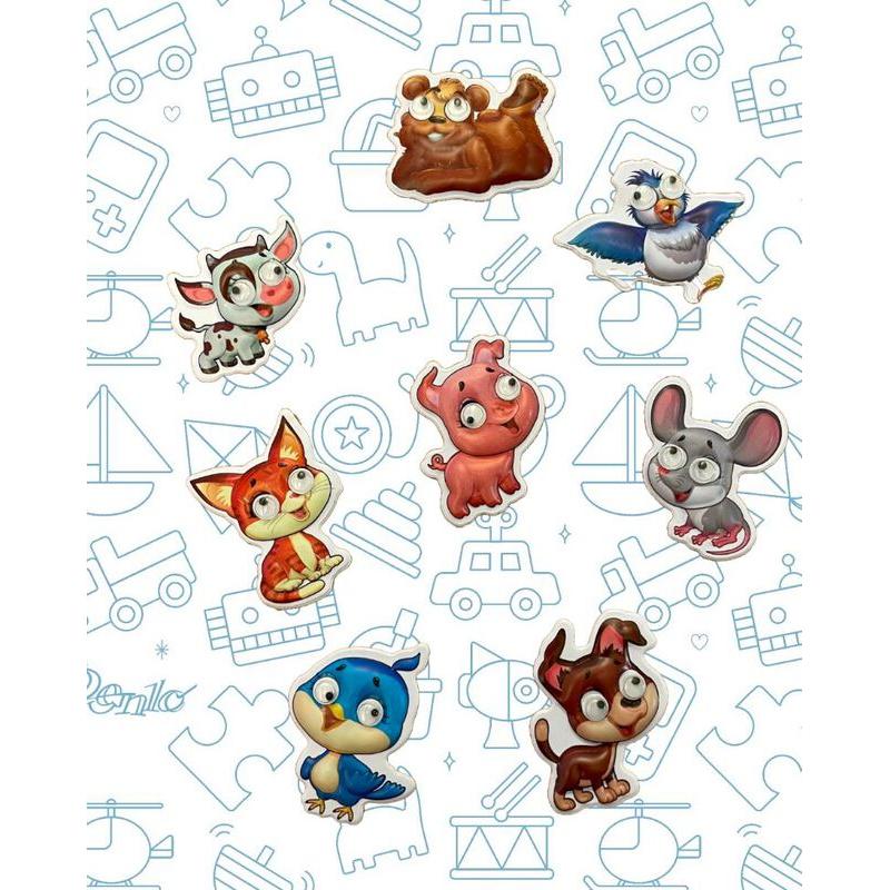 Denlo Speelgoed - Animal Googlies Stickers (144 st.)-Denlo-Sordent