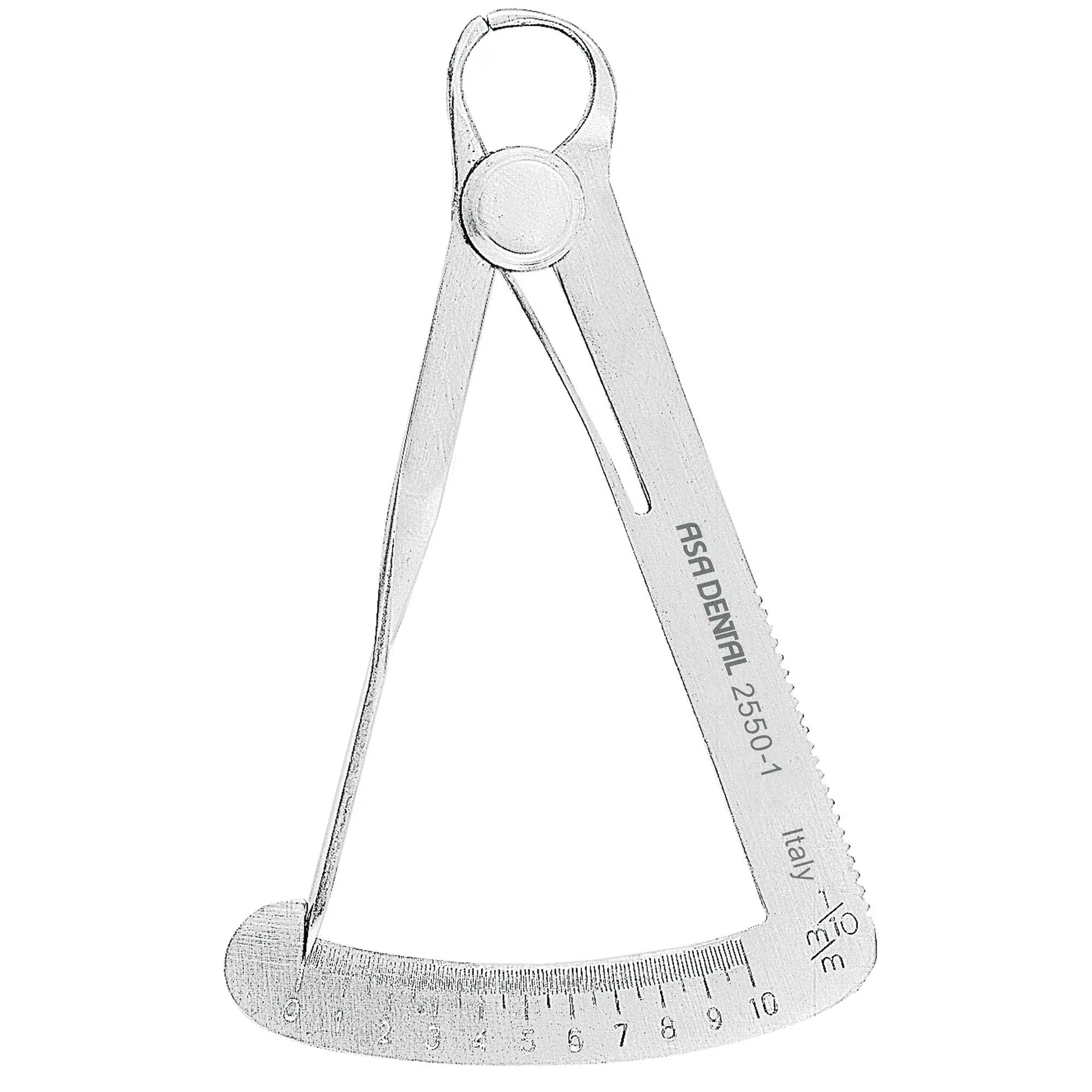 Asa Dental Schuifmaat 0-10 mm Iwanson voor was decimal caliper-Instrumenten-Asa Dental S.p.A-Sordent