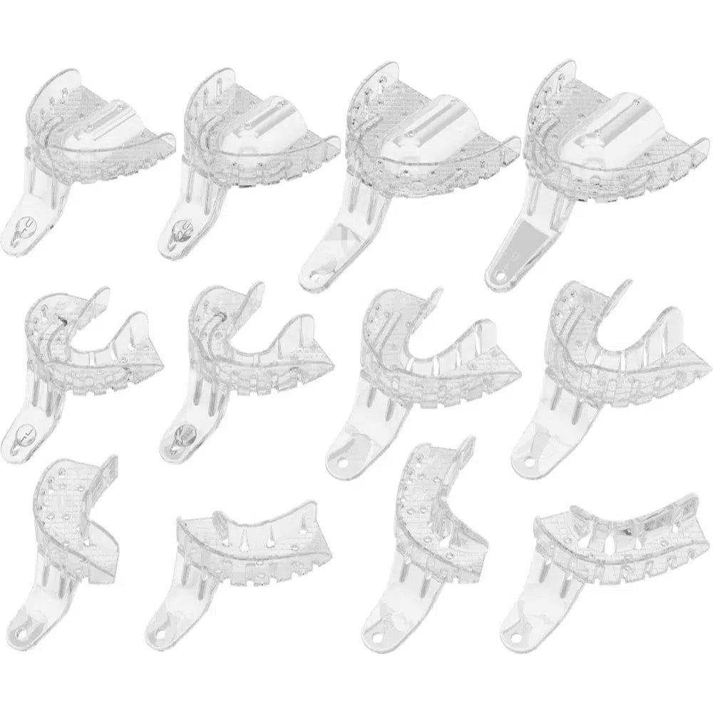 Asa Dental Set Afdruklepels - Autoclaveerbaar Polycarbonaat (12 st.)-Instrumenten-Asa Dental S.p.A-Sordent