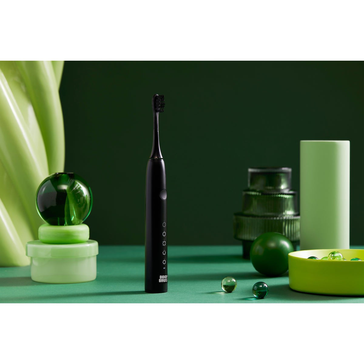 Boombrush Sonische Tandenborstel (Zwart/Wit) – 90 Dagen Batterij-Boombrush-Sordent