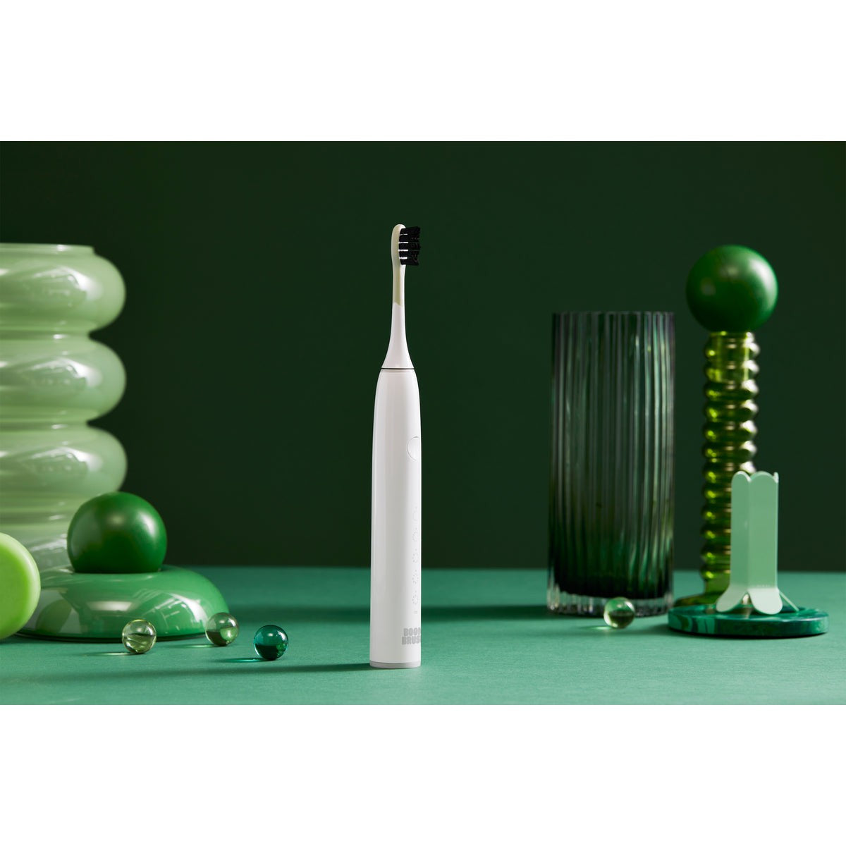 Boombrush Sonische Tandenborstel (Zwart/Wit) – 90 Dagen Batterij-Boombrush-Sordent