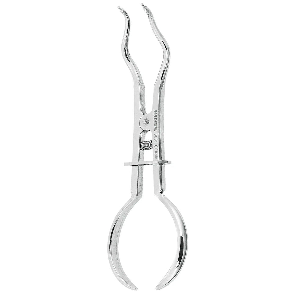 Asa Dental Rubberdam klemtang Brewer Gebogen (17 cm)-Instrumenten-Asa Dental S.p.A-Sordent