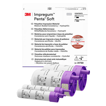 3M™ Impregum™ Penta™ Soft Polyether Afdrukmateriaal Refill (2 x 360 mL)-Solventum-Sordent