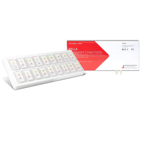 Produit Dentaires - Odus Pella - Noodkronen Transparant (39 paar)-Produits Dentaires-Sordent