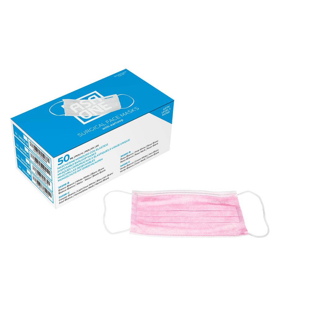 Asa Dental Chirurgische Mondmasker - Diverse Kleuren (50 st.)-Disposables-Asa Dental S.p.A-Roze-Sordent