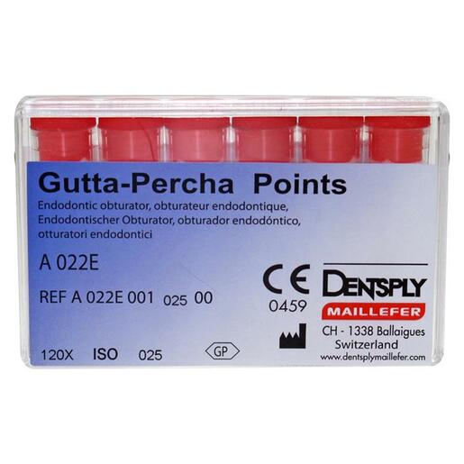 Gutta-Percha Points A022C/E .02 / 29 mm Wit/Roze 015-080 (120 st.)-Dentsply Sirona-Sordent