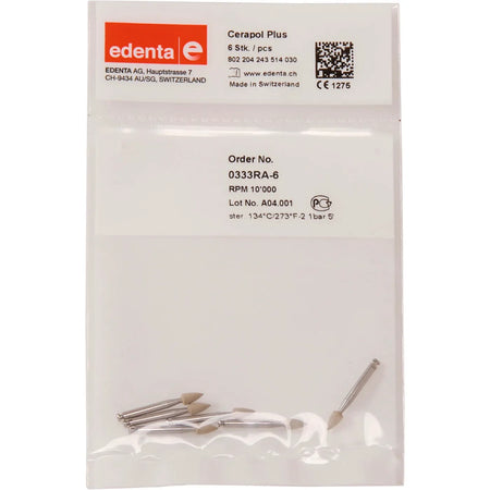 Edenta CeraPol Plus 0333 RA Grijs - model 243 / 6 mm / 030 (6 st.)-Edenta-Sordent