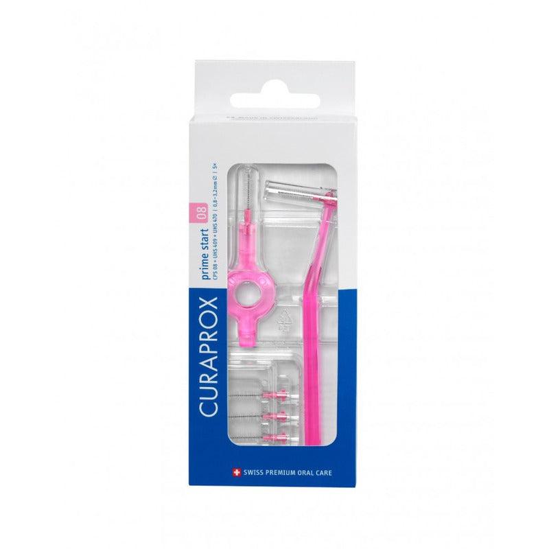 Curaprox CPS Prime Ragers 0.8/3.2 mm - Roze + Heft (5 st.)-Curaprox-Sordent