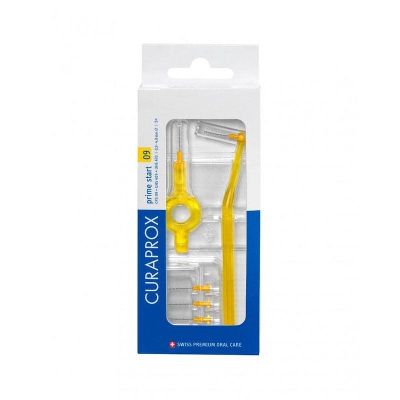 Curaprox CPS Prime Ragers 0.9/4 mm - Geel + Heft (5 st.)-Curaprox-Sordent