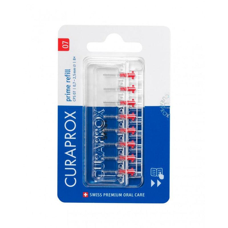 Curaprox CPS Prime Ragers 0.7/2.5 mm - Rood (8 st.)-Curaprox-Sordent