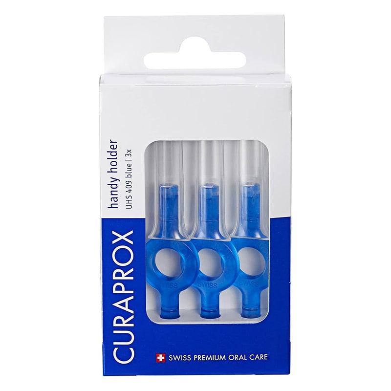 Curaprox UHS 409 Handy Holder Blauw (3 st.)-Curaprox-Sordent