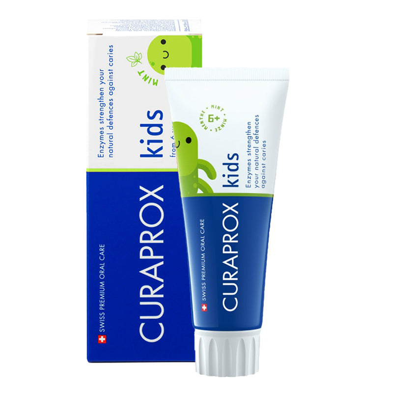 Curaprox Kinder Tandpasta - Div. Varianten (60 mL)-Curaprox-Munt 6+ Jaar-Sordent