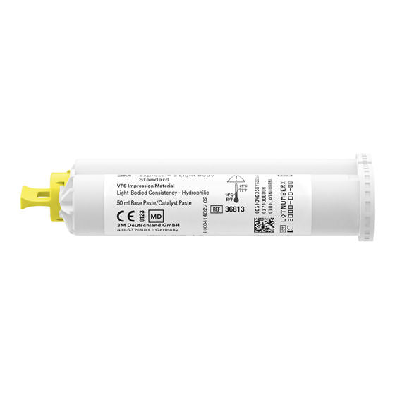 3M™ Express™ 2 Light Body Standard VPS Afdrukmateriaal Refill (4 x 50 mL)-Solventum-Sordent