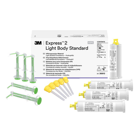 3M™ Express™ 2 Light Body Standard VPS Afdrukmateriaal Refill (4 x 50 mL)-Solventum-Sordent