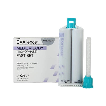GC EXA'lence Medium Body - Fast Set (2 x 48 mL + tips)-GC-Sordent