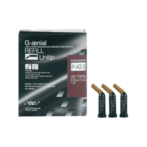 GC G-Aenial Posterior Unitip Composiet - Div. Kleuren (20 x 0.28 g)-GC-A3.5-Sordent