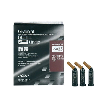 GC G-Aenial Posterior Unitip Composiet - Div. Kleuren (20 x 0.28 g)-GC-A3.5-Sordent