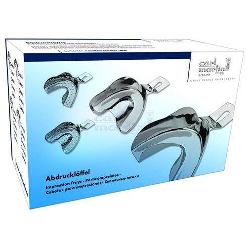 Carl Martin Set Afdruklepels Ergolock - 5x Bovenkaak / 5x Onderkaak-Carl Martin-Sordent