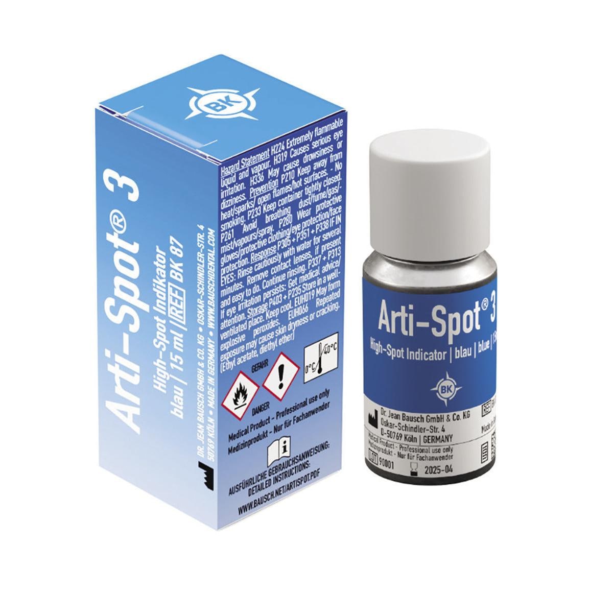 Bausch BK 87 - Arti-Spot® fles voor fricties - Blauw - (15 mL)-Bausch-Sordent