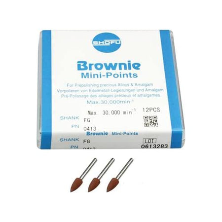 Shofu Brownie Prepolishing MiniPoint FG 030 (12 st.)-Shofu-Sordent