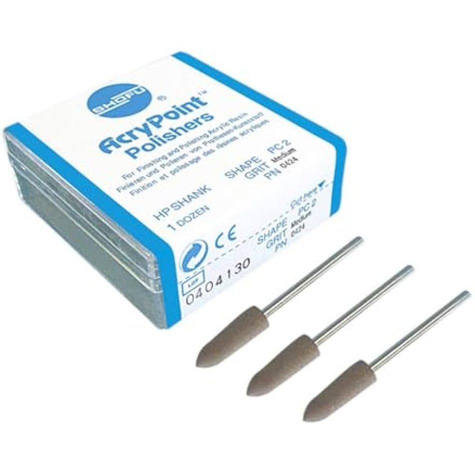 Shofu AcryPoint-E Donkergrijs Grof PC2 Cilinder met punt HP 050 (12 st.)-Shofu-Sordent