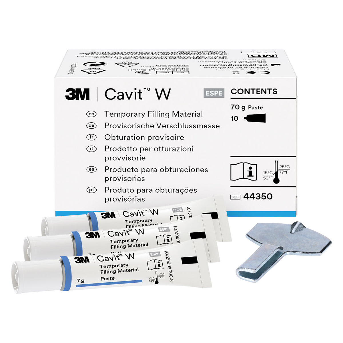 3M™ Cavit™-W Tijdelijk restauratiemateriaal Blauw (10 x 7 g)-Solventum-Sordent