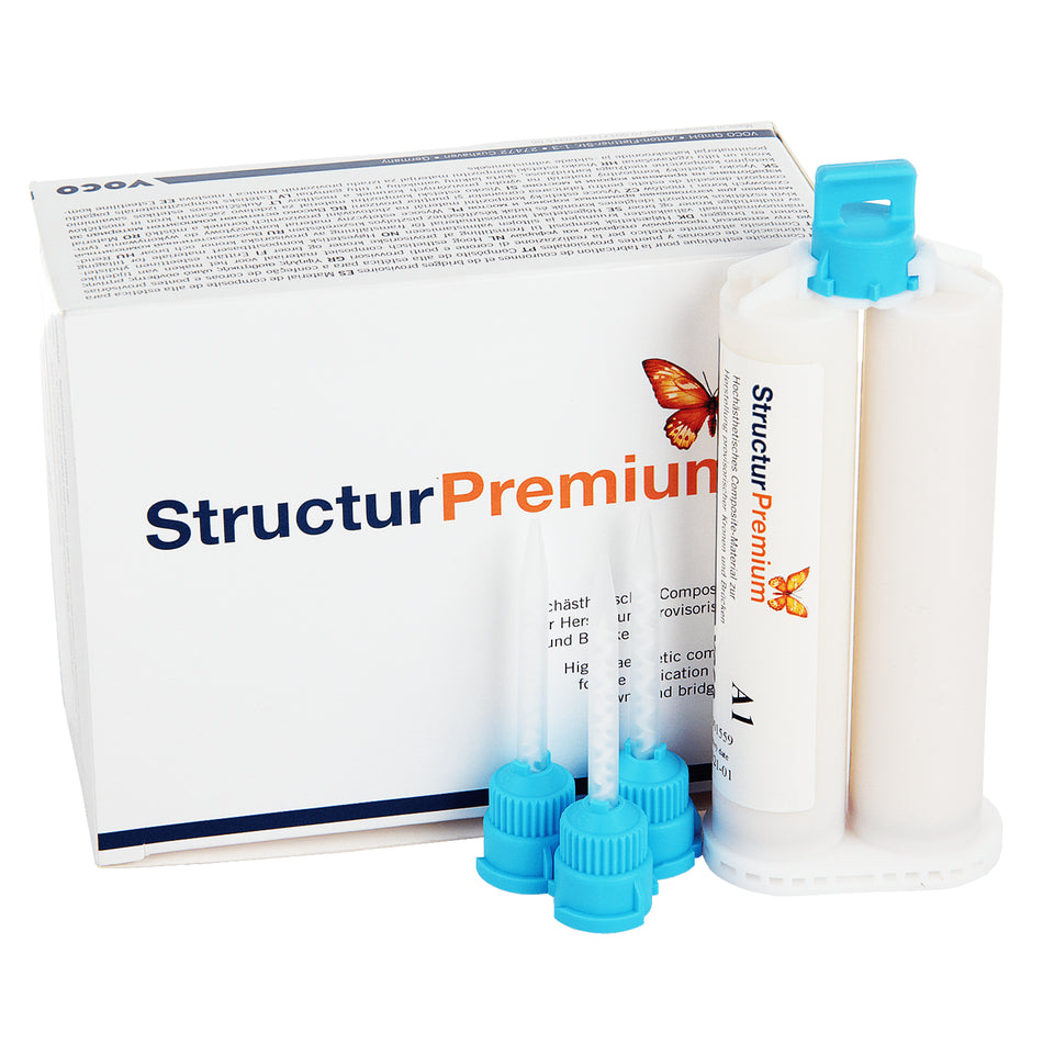 VOCO Structur Premium - Cartridge 75 g + Mixing tips type 6 - A1/A2/A3-VOCO-Sordent