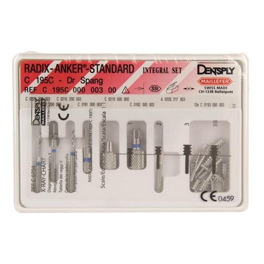 Dentsply Radix-Anker® Normal Integral Set 1/2/3 - C 195C (12 st.)-Dentsply Sirona-Maat 3 - Blauw-Sordent