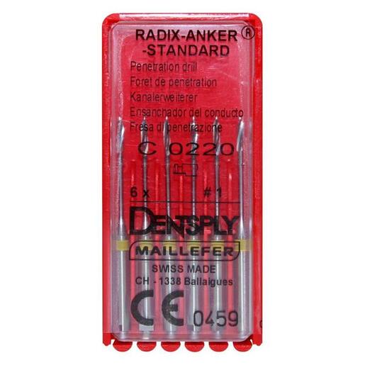 Dentsply Radix Penetration Drill - C0220 Maat 1/2/3 (6 st.)-Dentsply Sirona-Sordent