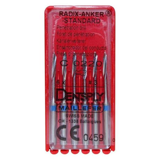 Dentsply Radix Penetration Drill - C0220 Maat 1/2/3 (6 st.)-Dentsply Sirona-Sordent