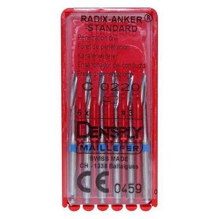 Dentsply Radix Penetration Drill - C0220 Maat 1/2/3 (6 st.)-Dentsply Sirona-Sordent
