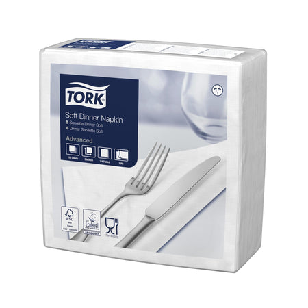 Tork Servetten 2-laags Wit 39x39 cm (12 x 100 st.)-Tork-Sordent
