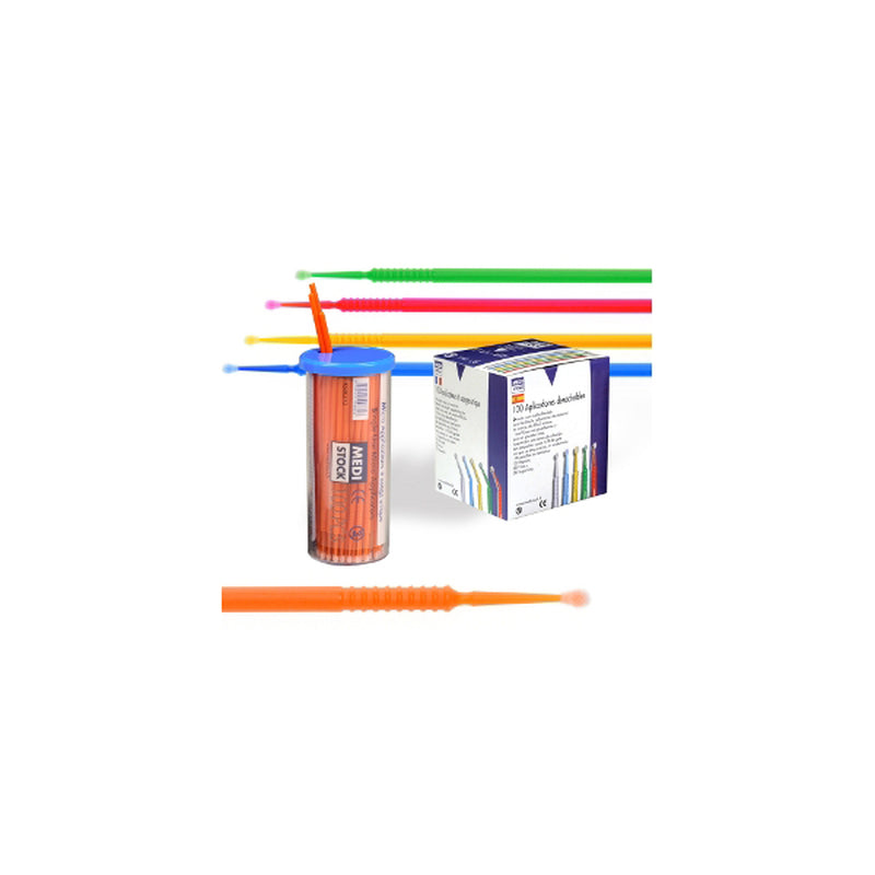 Medistock Micro-Applicators / Brush 10 cm - Div. Opties (4 x 100 st.)-Medistock-Sordent