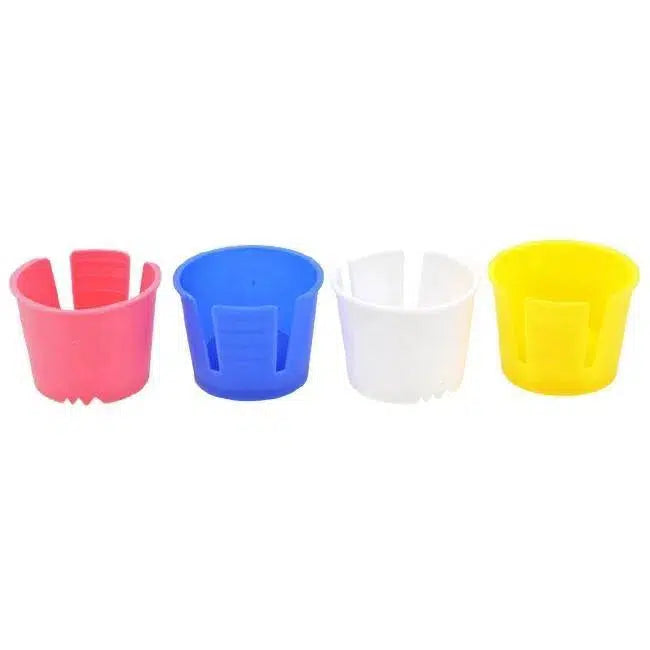 Disposable Dappenglaasjes Plastic - Kleurenmix (100 st.)-Disposables-Sordent-Sordent