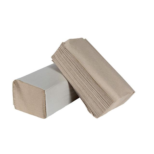 KURTT Papieren Handdoeken Bruin 1-laags 25x23 cm Z-Vouw (5000 st.)-KURTT-Sordent