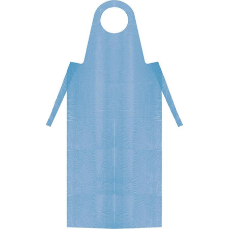 Polyethyleen Plastic Wegwerpschort Blauw - 30 Micron (75 st.)-KURTT-Sordent