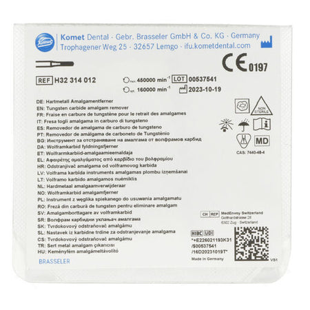 Komet Amalgam Remover FG H32/012 (5 st.)-Komet-Sordent